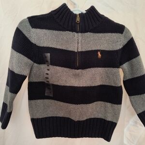 Polo Ralph Lauren stipples blue sweater size 18 months